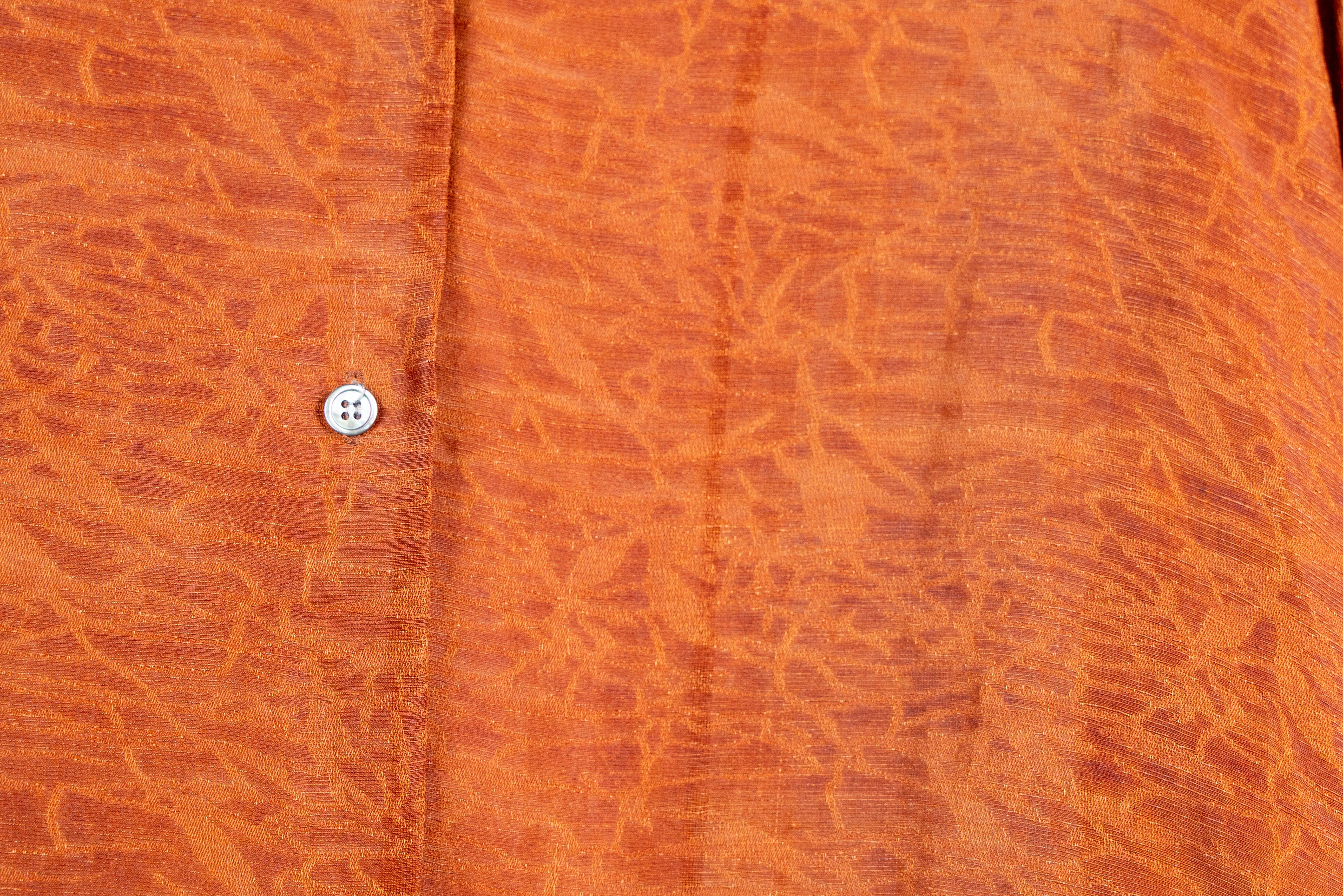 Red Xiangyunsha Jacket | Handcrafted Natural Silk with Branch Pattern - Yunsoar