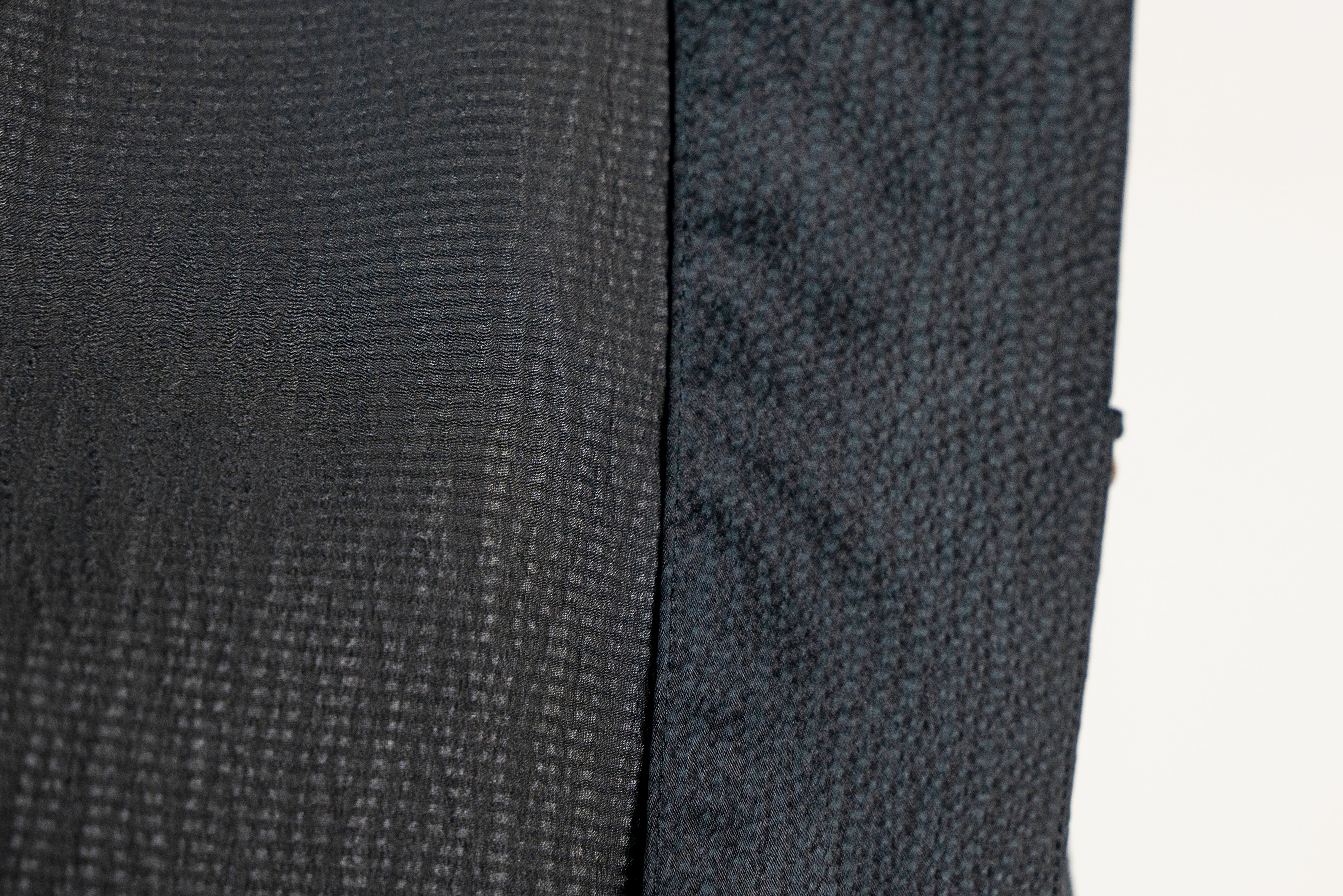 Yizi Button Black Pearl Satin Xiangyunsha Jacket | Limited Edition Handmade - Yunsoar